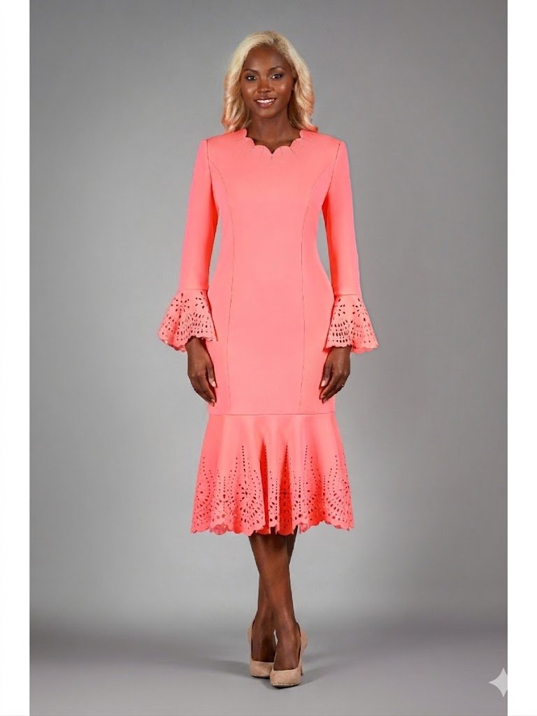 Scuba Drs w/ Scallop Neckline, Cutouts & Stones - Especially Yours