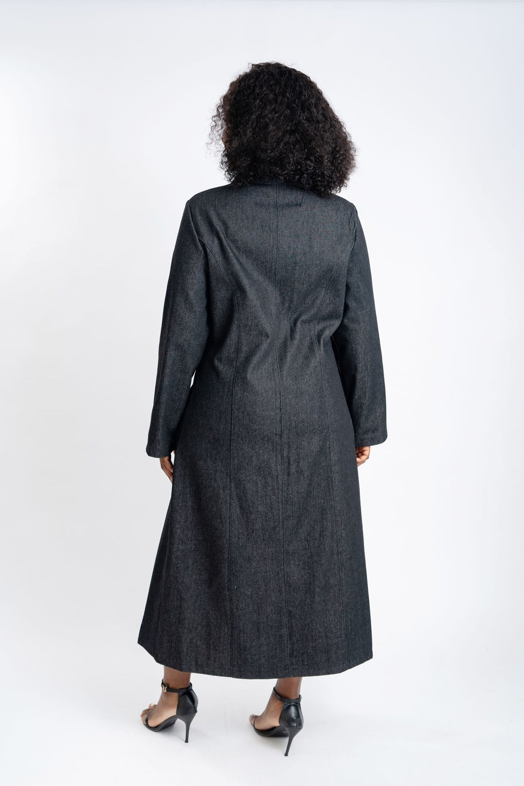 Stylish Denim Dress with Side Zippers - Especially Yours