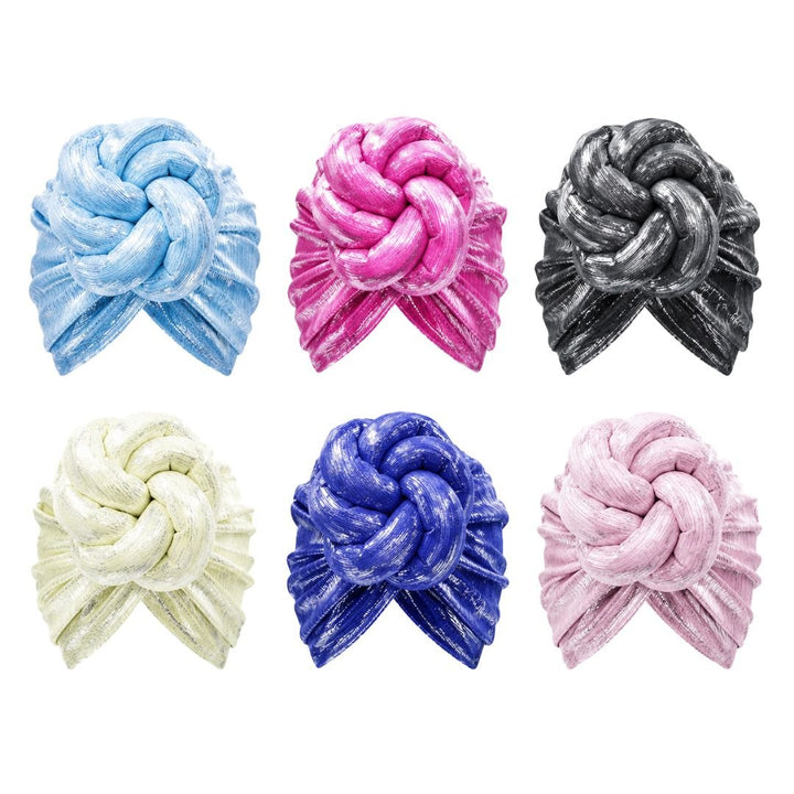 12PCS - Shiny Turban Hats PKH8196 - Especially Yours