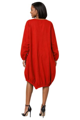 7723S  - My Red Tunic Dress