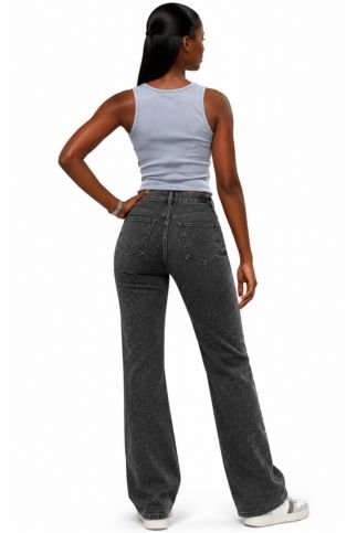 Straight Leg Denim Rhinestone Jeans -82829 - Especially Yours