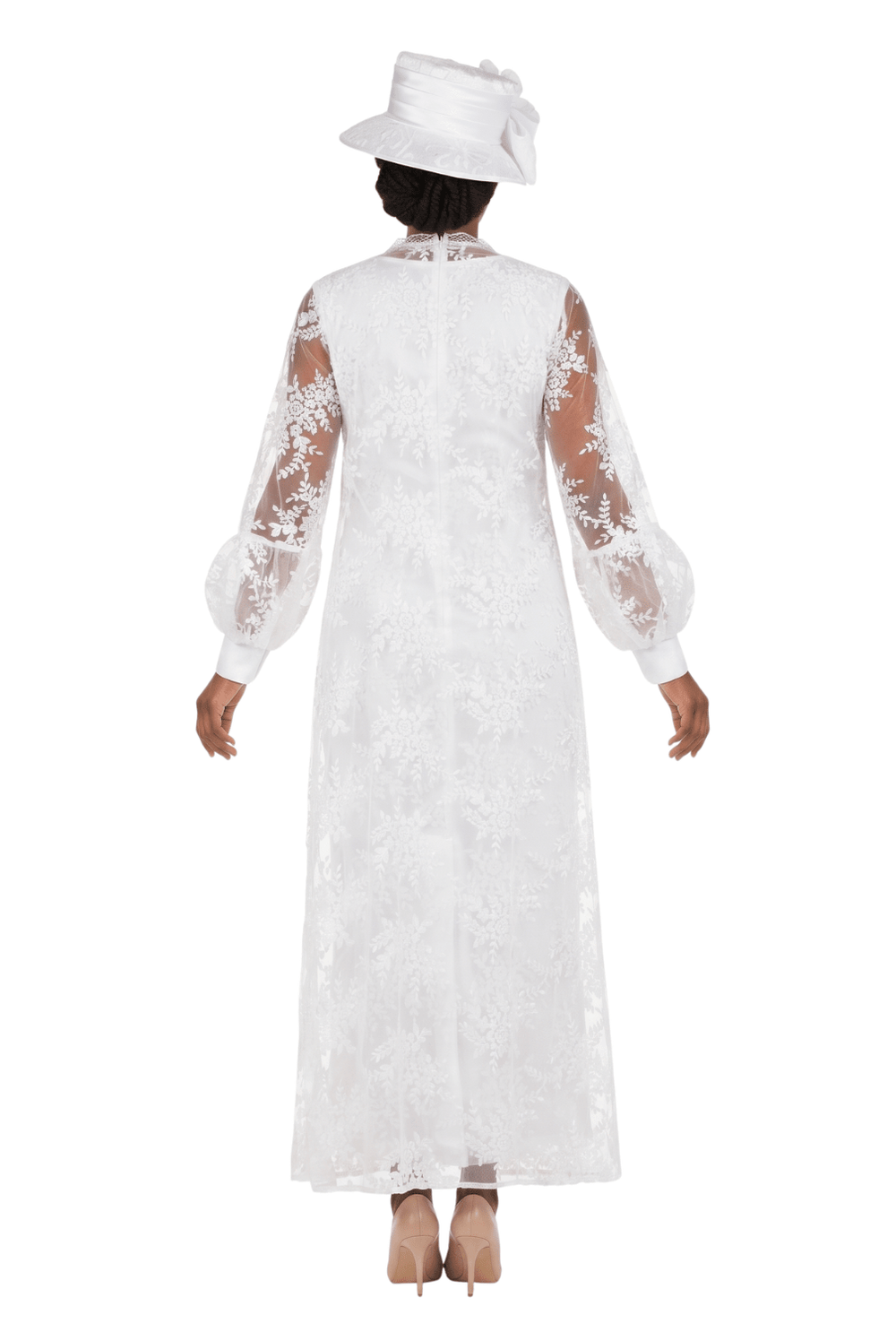 2pc Lux Lace Gown w/ Cape - Plus - Especially Yours