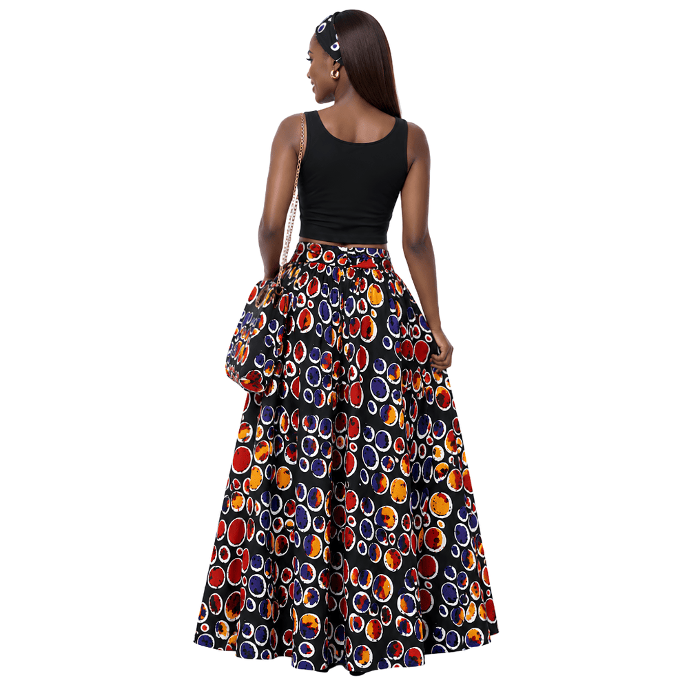 Take me with you! Maxi Skirt & Shoulder Bag Set - Especially Yours
