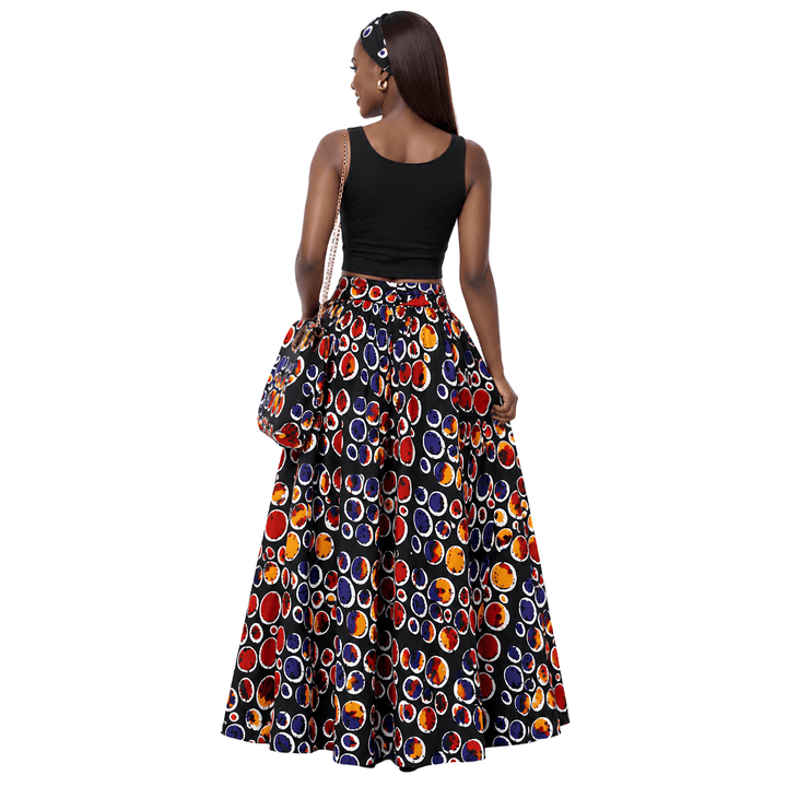 Take me with you! Maxi Skirt & Shoulder Bag Set - Especially Yours