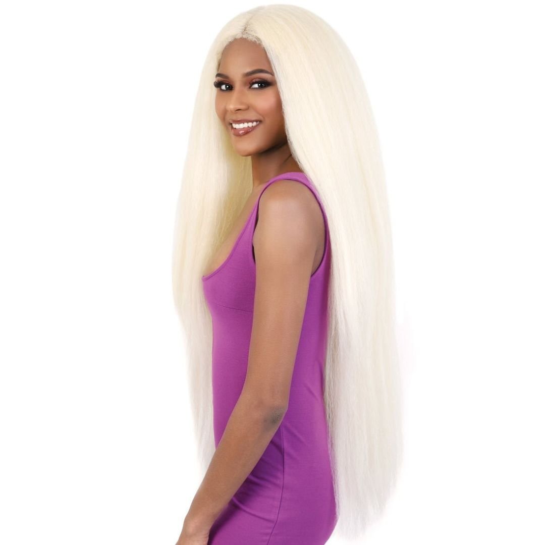 HBL.BLOW Natural Kinky Edge Straight HD Lace Wig - MoTown Tress - Especially Yours