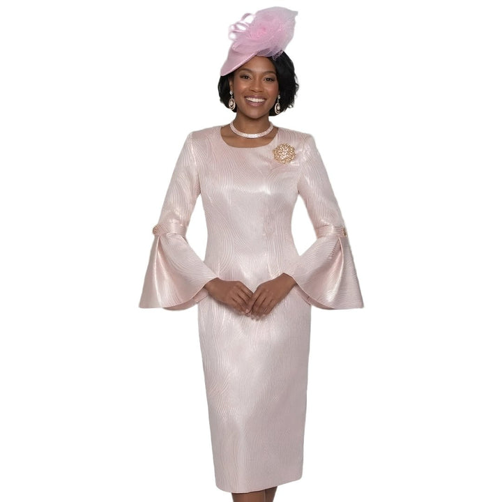 Metallic Bell - Sleeve Dress by Lily & Taylor - Especially Yours