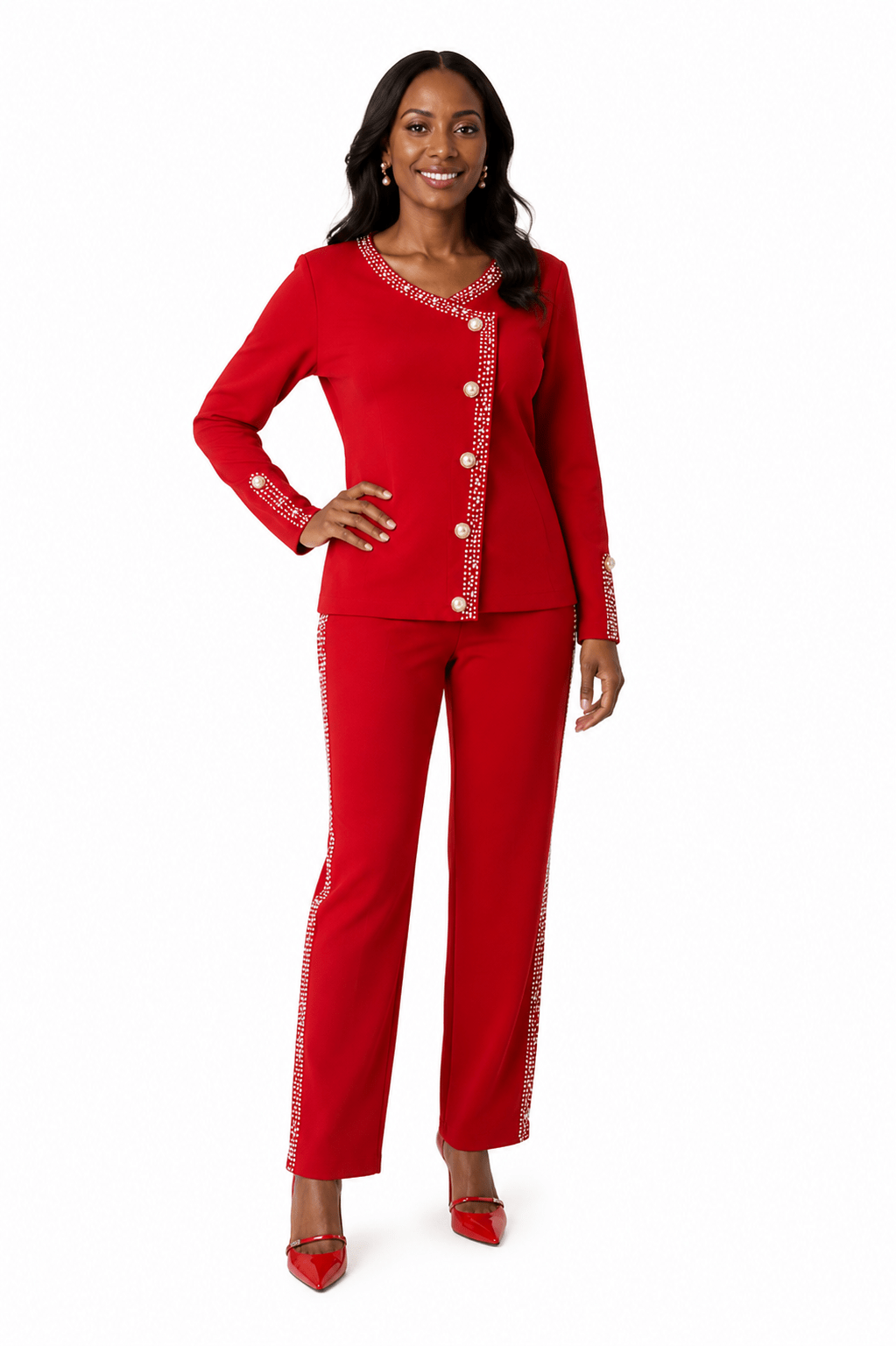 Donna Vinci KNITS, Style 13468 - 2pc. Jacket & Pant Set - Especially Yours