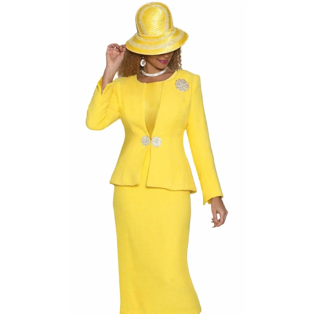 2 - Piece Skirt Suit with Rhinestone Accents Lily & Taylor - Especially Yours