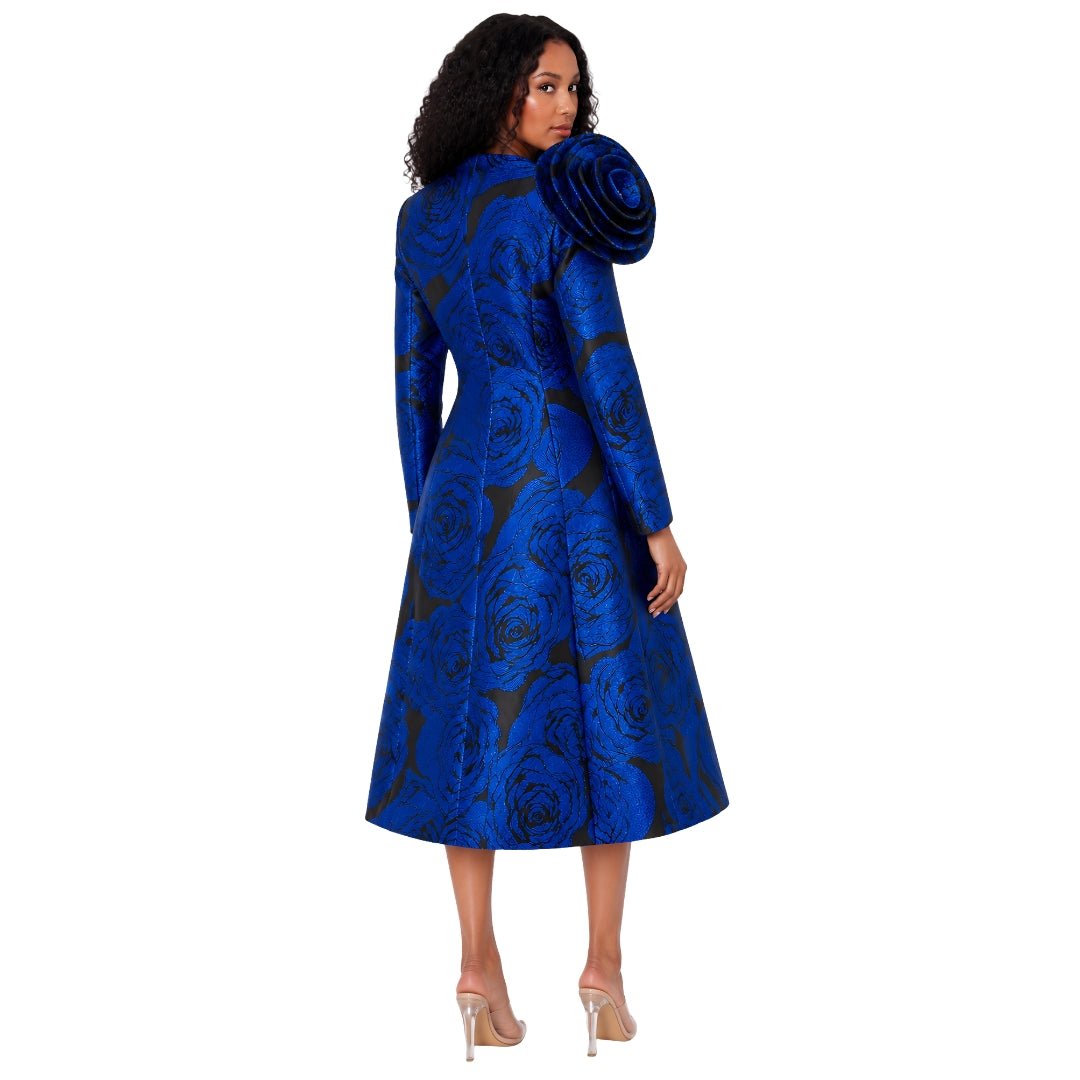 Elegant Brocade Dress with Matching Jackets - 4859 - Especially Yours