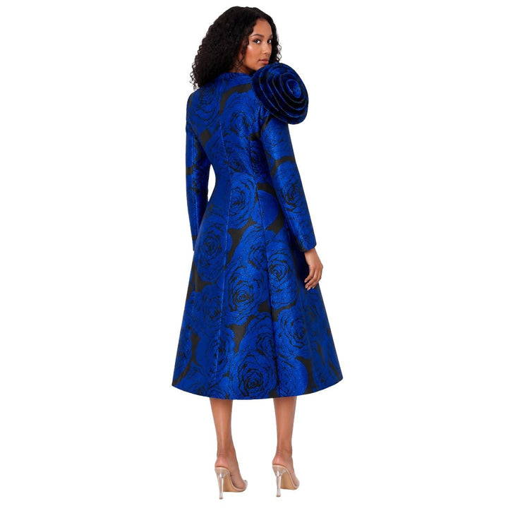 Elegant Brocade Dress with Matching Jackets - 4859 - Especially Yours