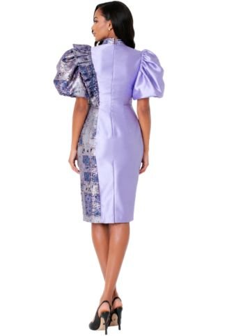 Sculpted Mosaic Sheath Dress - 9848 - Especially Yours