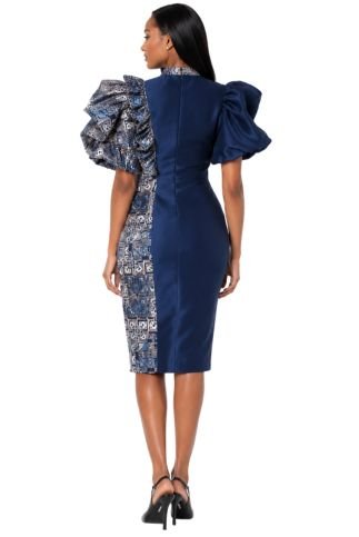 Sculpted Mosaic Sheath Dress - 9848 - Especially Yours