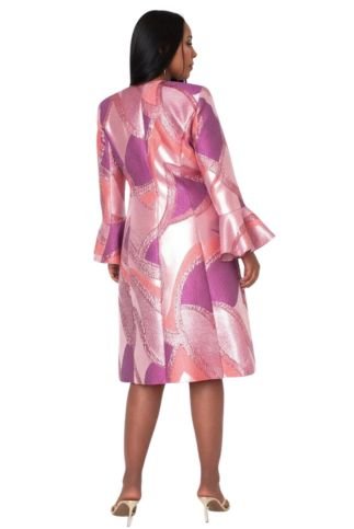 Abstract Print Dress & Duster Set - 41088 - Especially Yours