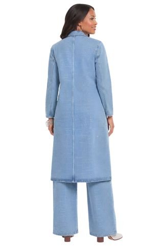Donna Vinci JEANS, Style 8505 - 2pc. Duster & Pant Set - Especially Yours
