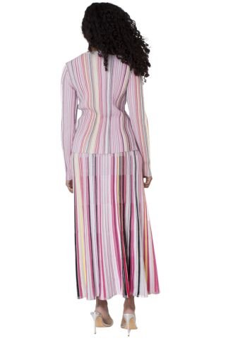 Multicolor Stripe Knit Top & Skirt Set - 51015 - Especially Yours