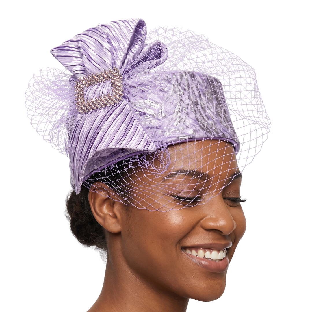 Brocade Pill Box w/ Bow & Veil