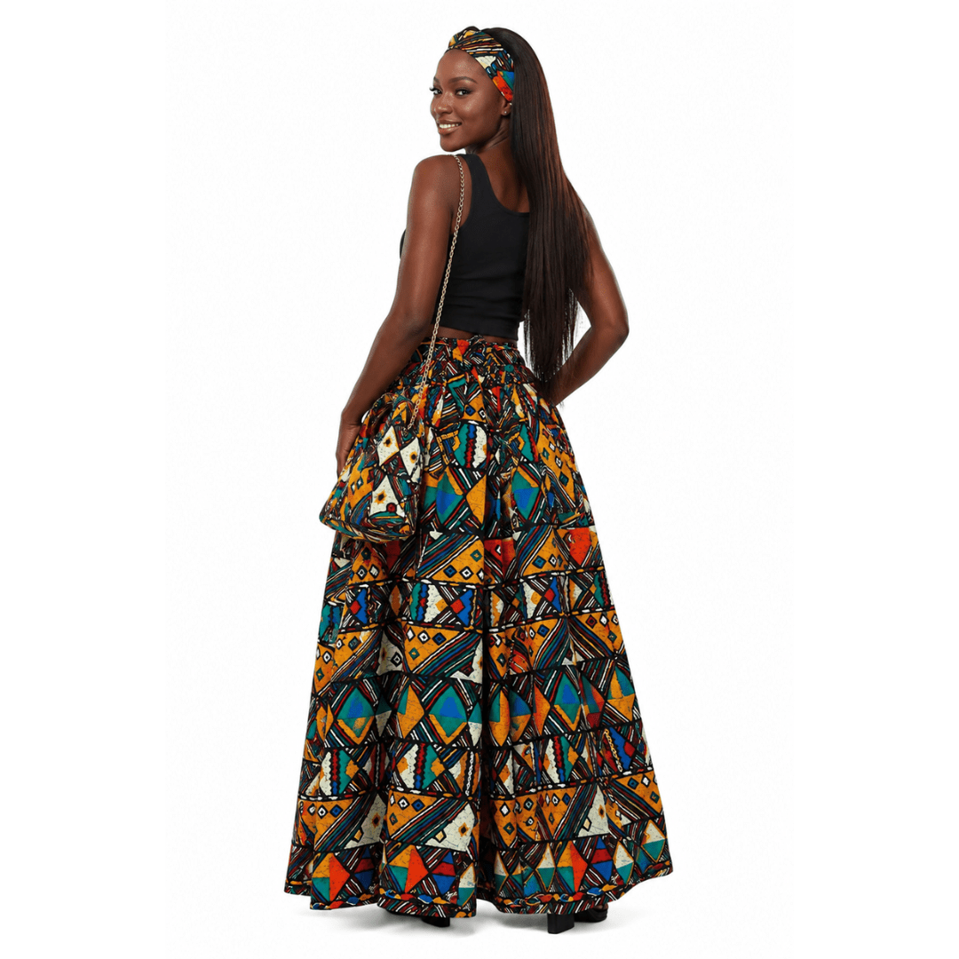Pack this up! Maxi Skirt & Shoulder Bag Set - Especially Yours