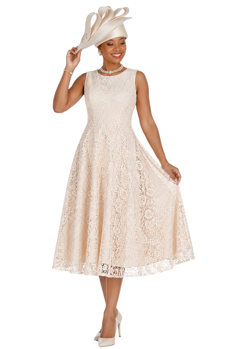 Elegant Two-Piece Floral Lace Dress & Bolero Jacket Set 6458