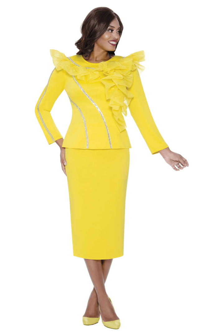 2pc Scuba Fabric Jacket And Skirt SL600542 - Especially Yours