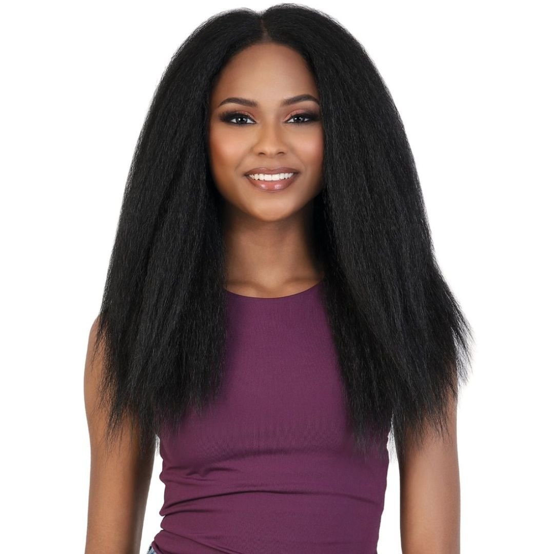 Kinky Edge Long Straight 13x4 Free Part Lace Wig - MoTown Tress - Especially Yours