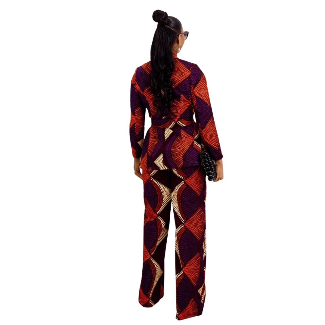 ZYLA AFRICAN PRINT SUIT SET - Especially Yours