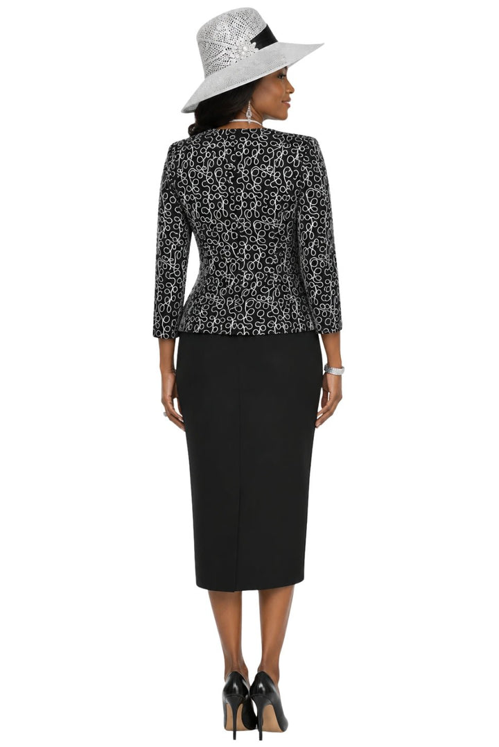 Scroll-Embroidered Jacket & Sheath Set by Lily & Taylor - Especially Yours