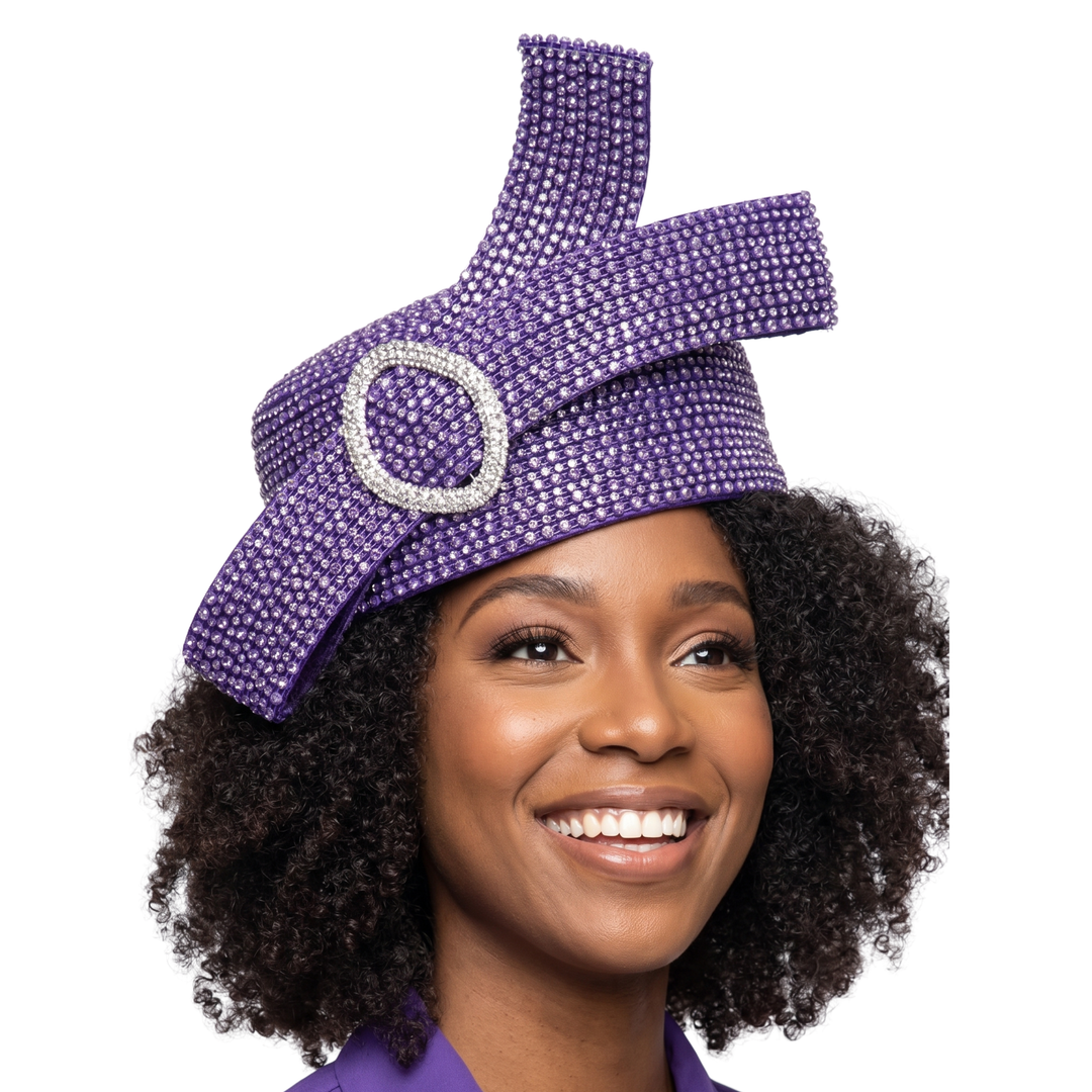 STONED PILL BOX HAT W/ BOW