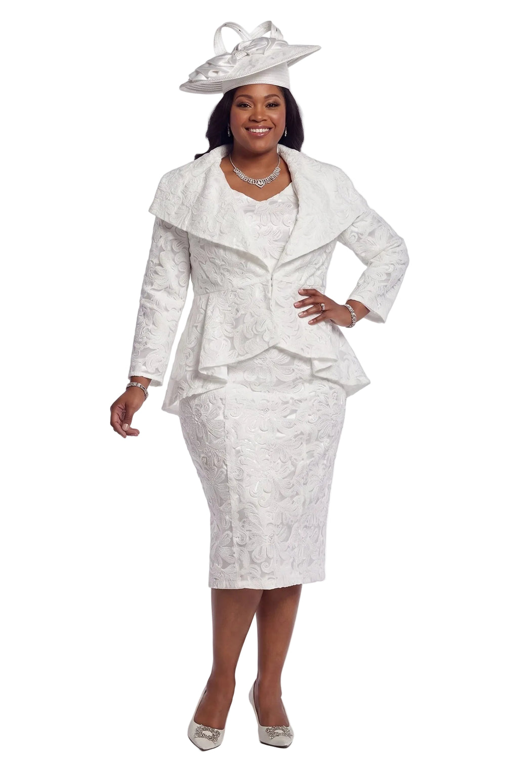 Ruffled Soutache Hi - Low Jacket Dress by EY Boutique - Especially Yours
