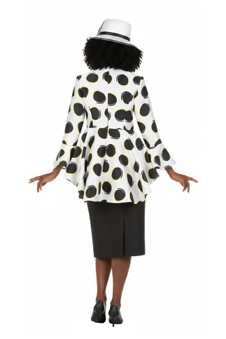 2pc Polka Dot Top & Skirt Set-Plus - Especially Yours