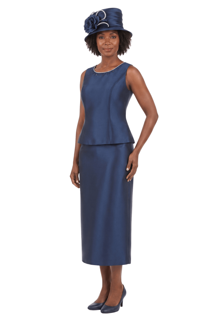 3pc Embellished Brcd+Silky Twl Skt Suit - Plus - Especially Yours