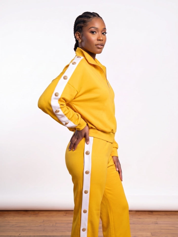 Contrast Bling Athleisure Pantset by Studio EY - Especially Yours