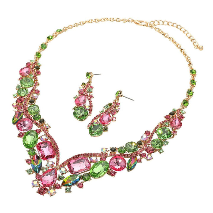 Glass Crystal Evening Necklace - Especially Yours