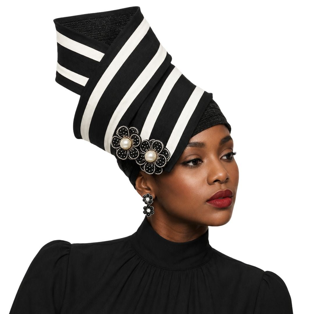 Penguin Sculptural Swirl Church Headpiece by Whittall & Shon - Especially Yours