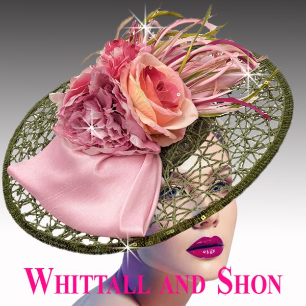 FA3140 HONEYCOMB FASCINATOR by Whittall & Shon