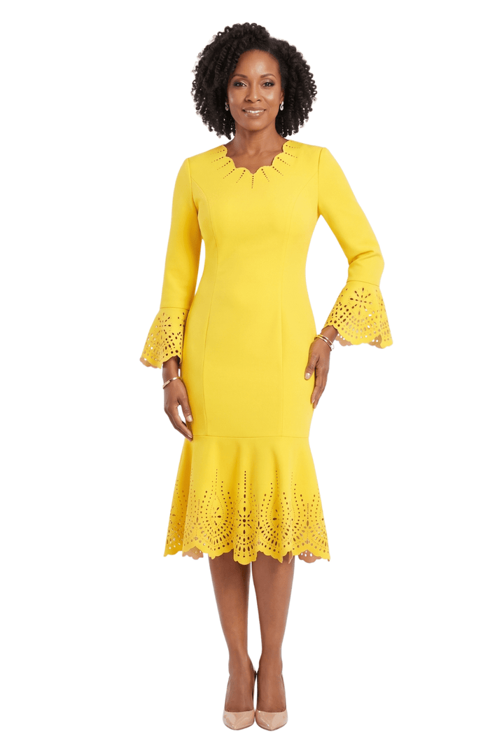 Scuba Drs w/ Scallop Neckline, Cutouts & Stones - Especially Yours