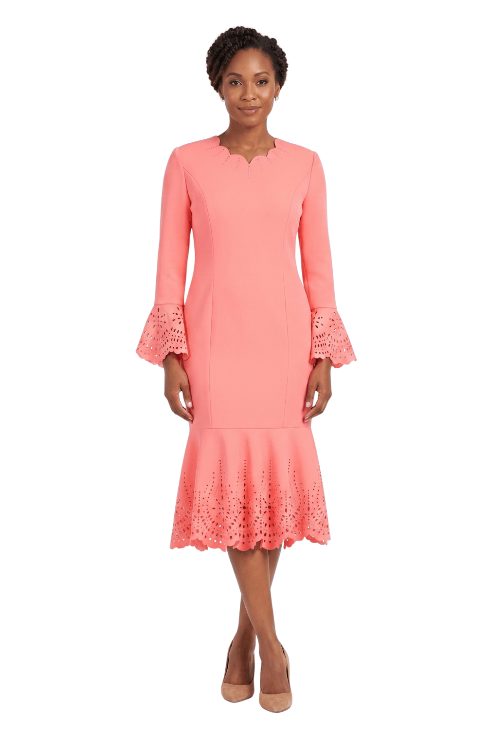 Scuba Drs w/ Scallop Neckline, Cutouts & Stones - Especially Yours