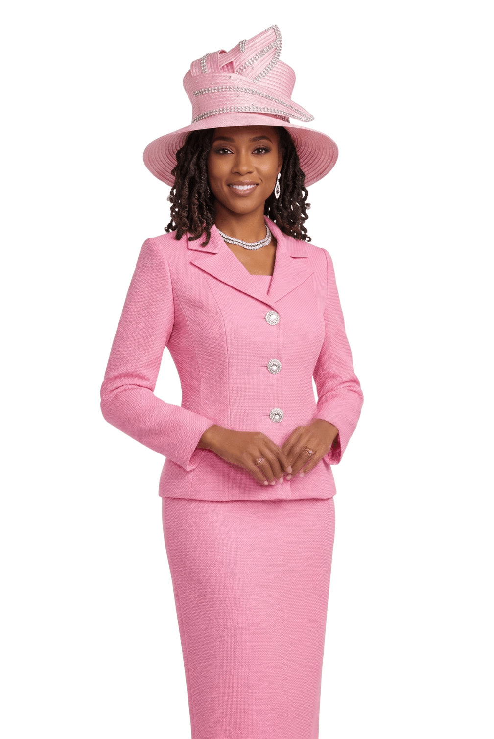 Textured Church Skirt Suit by Lily & Taylor - Especially Yours