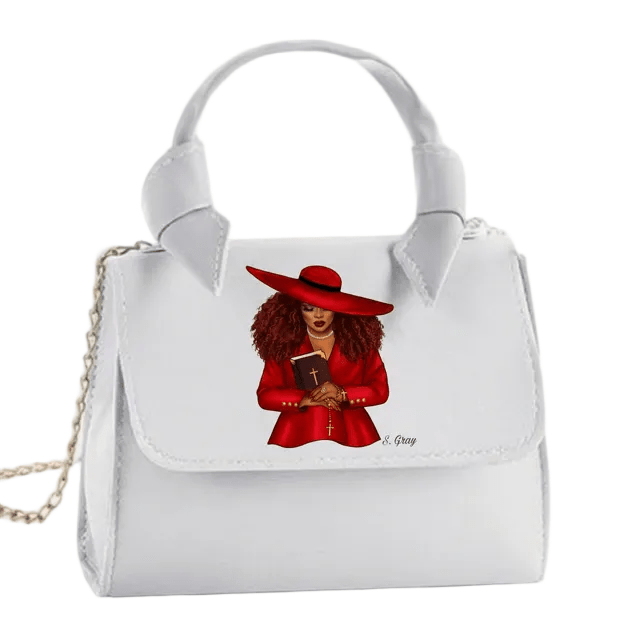 Woman of Faith Mini Crossbody - White - Especially Yours