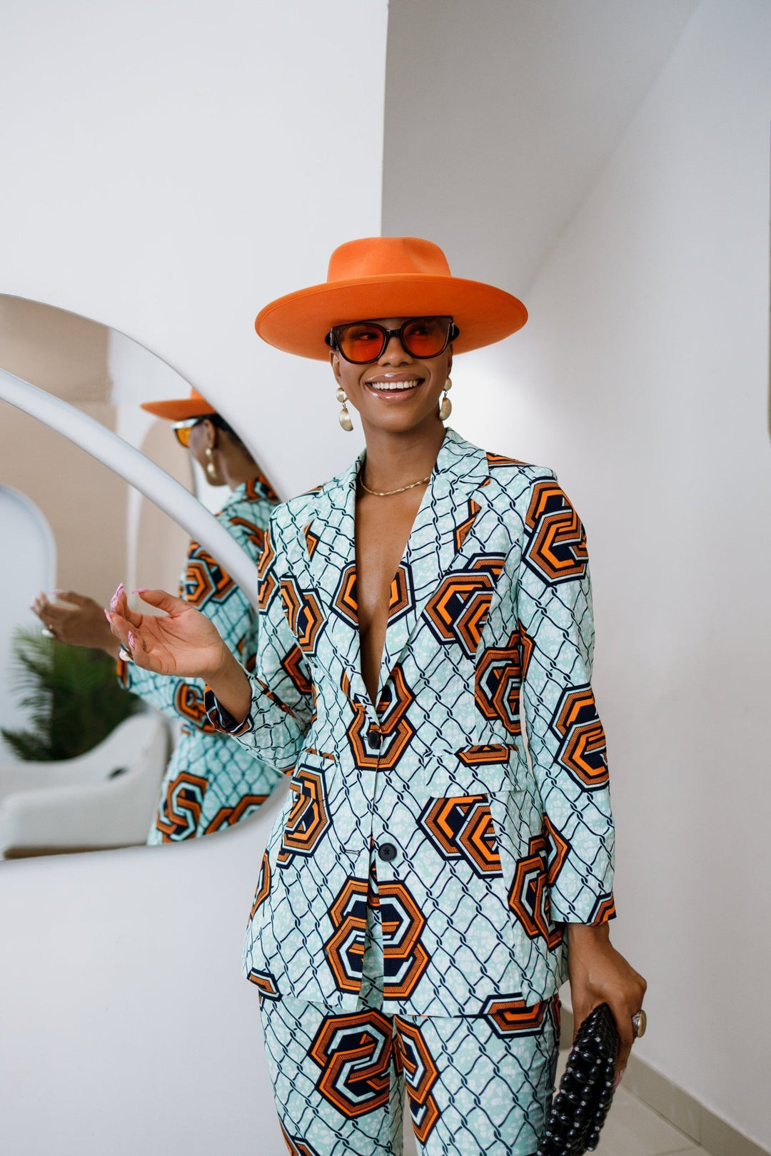 HAWA AFRICAN PRINT TAILORED SUIT SET - Especially Yours