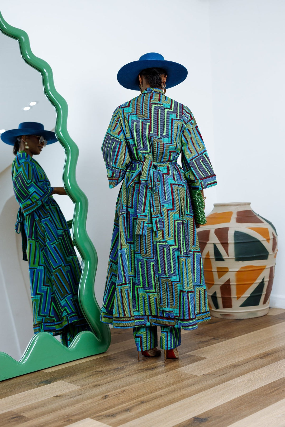 FADE AFRICAN PRINT KIMONO - Especially Yours