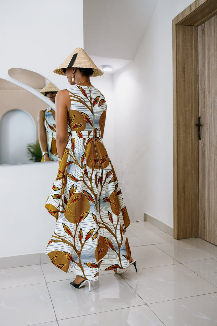 LEWA AFRICAN PRINT HIGH - LOW DRESS - FINAL SALE - Especially Yours