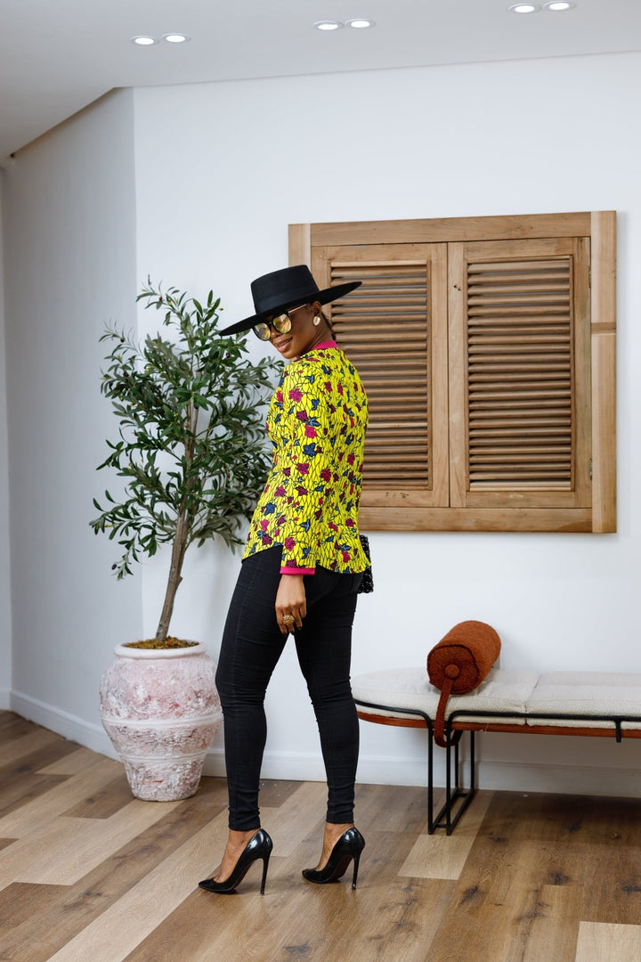 DAMINI AFRICAN PRINT POLO SHIRT - Especially Yours