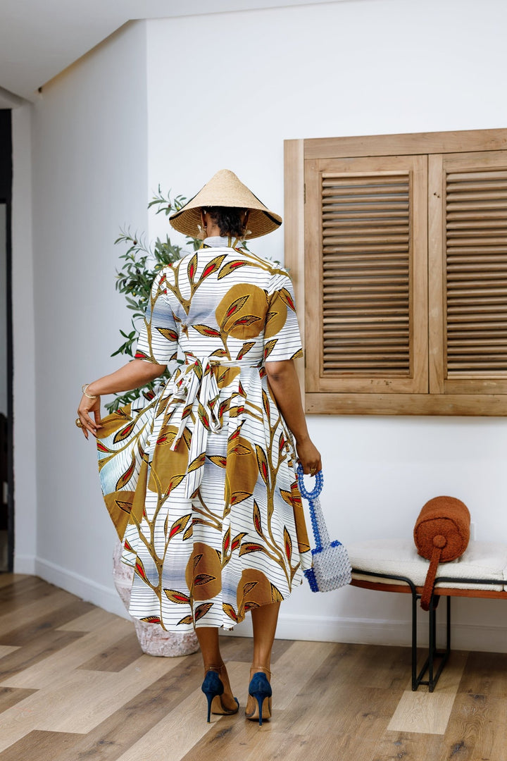 AFUA AFRICAN PRINT HI - LOW TOP - Especially Yours