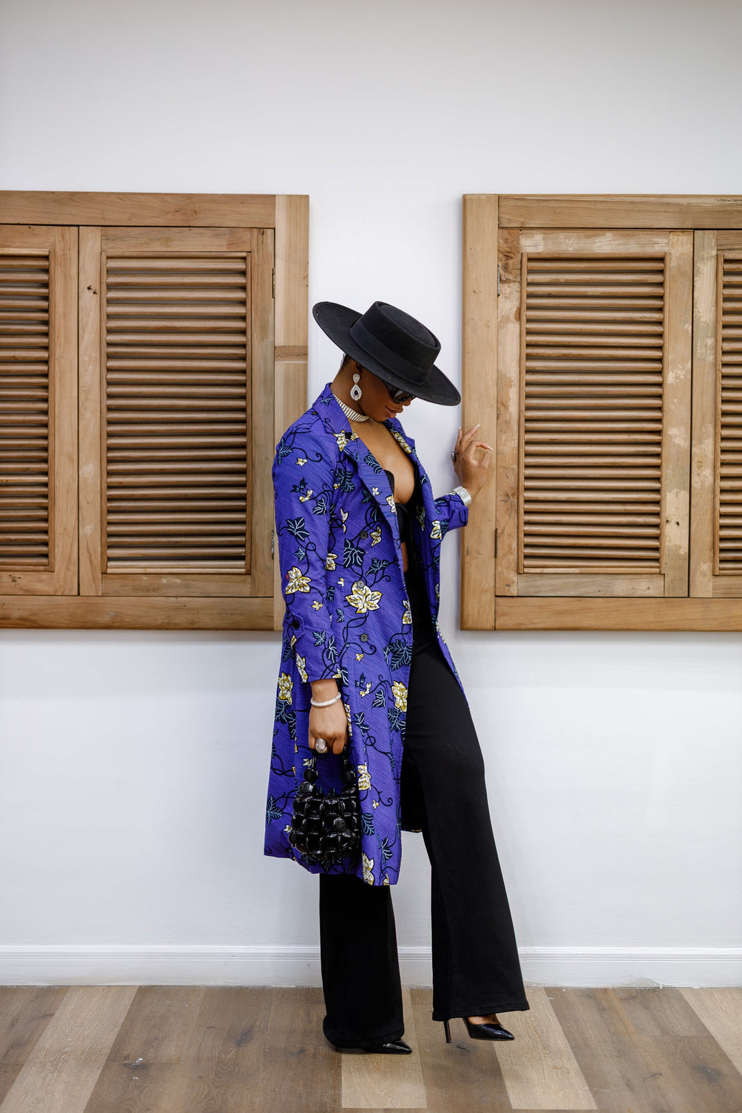 MORAYO AFRICAN PRINT TRENCH COAT DRESS