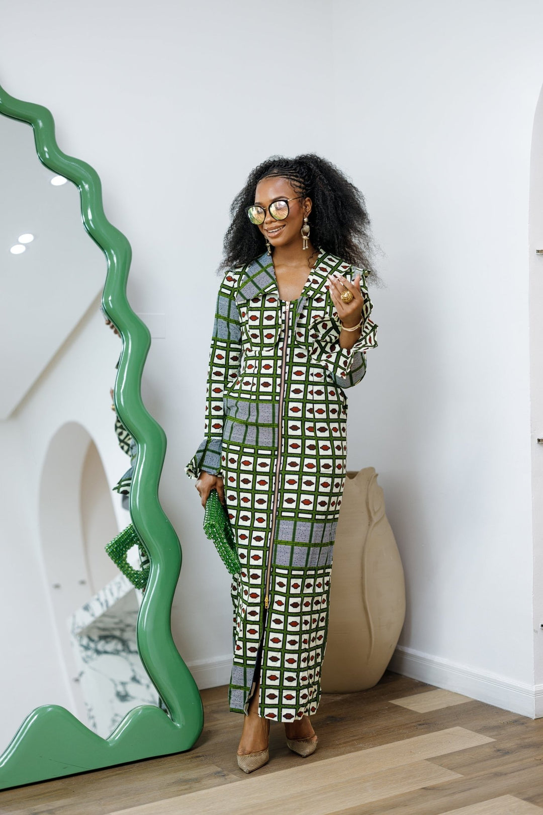 KAZI AFRICAN PRINT LONGLINE JACKET/DRESS - Especially Yours
