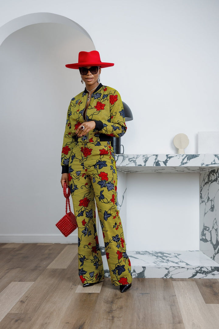 ADA AFRICAN PRINT BOMBER SET - Especially Yours
