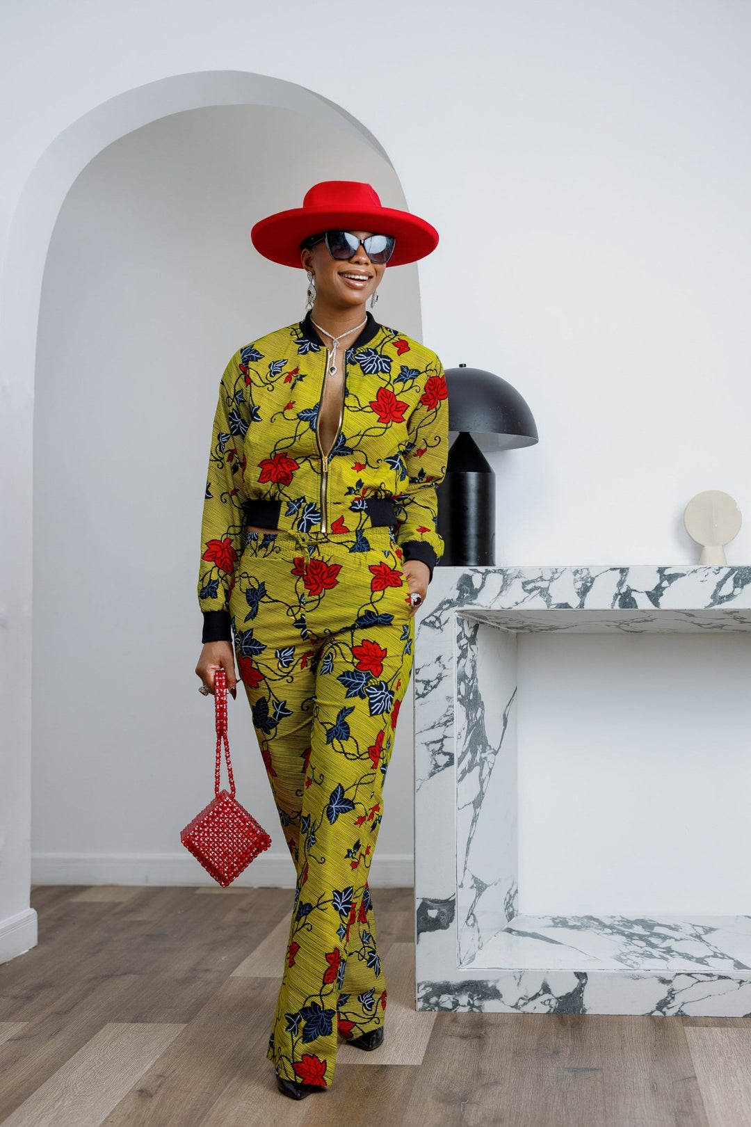 ADA AFRICAN PRINT BOMBER SET - Especially Yours