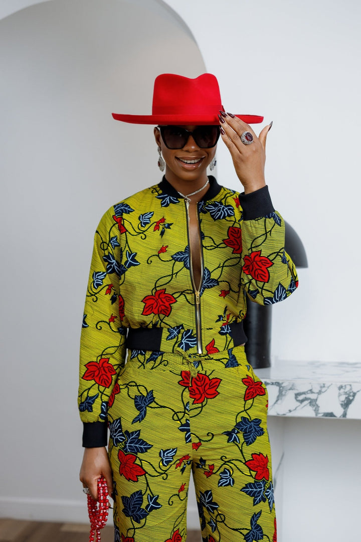 ADA AFRICAN PRINT BOMBER SET - Especially Yours