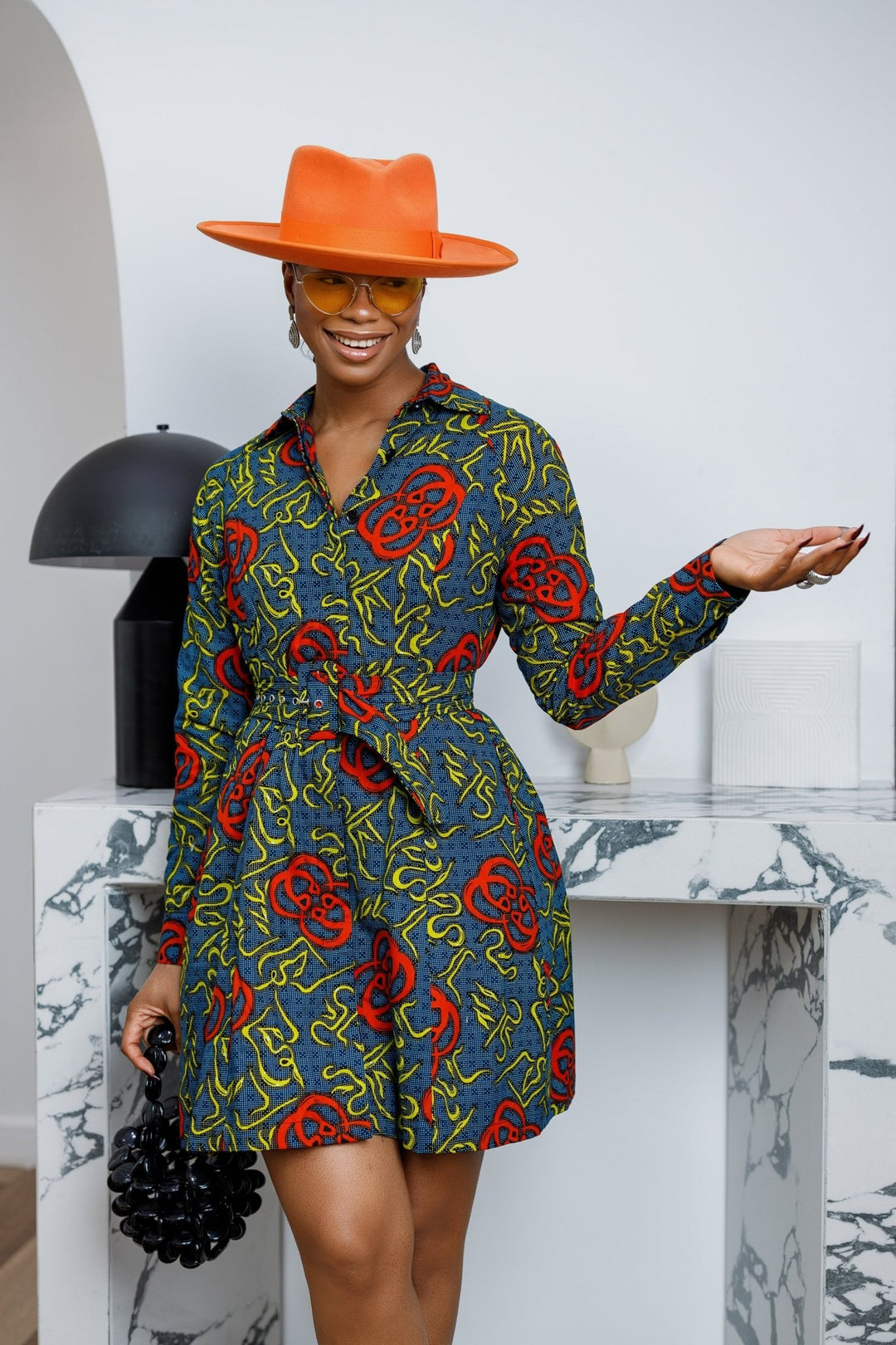 FAYO AFRICAN PRINT SHIRT DRESS - Especially Yours