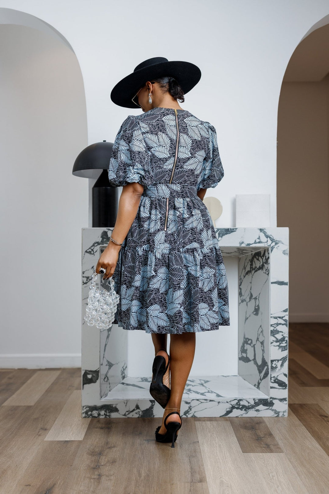 BUNMI AFRICAN PRINT MIDI DRESS - Especially Yours